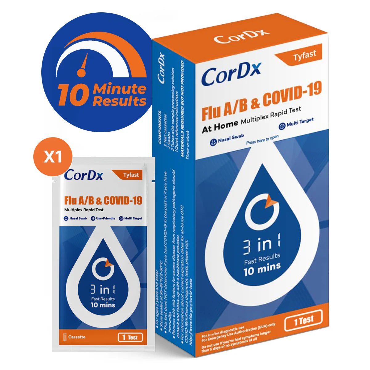 Flu A/B & Covid-19 Multiplex Rapid Test