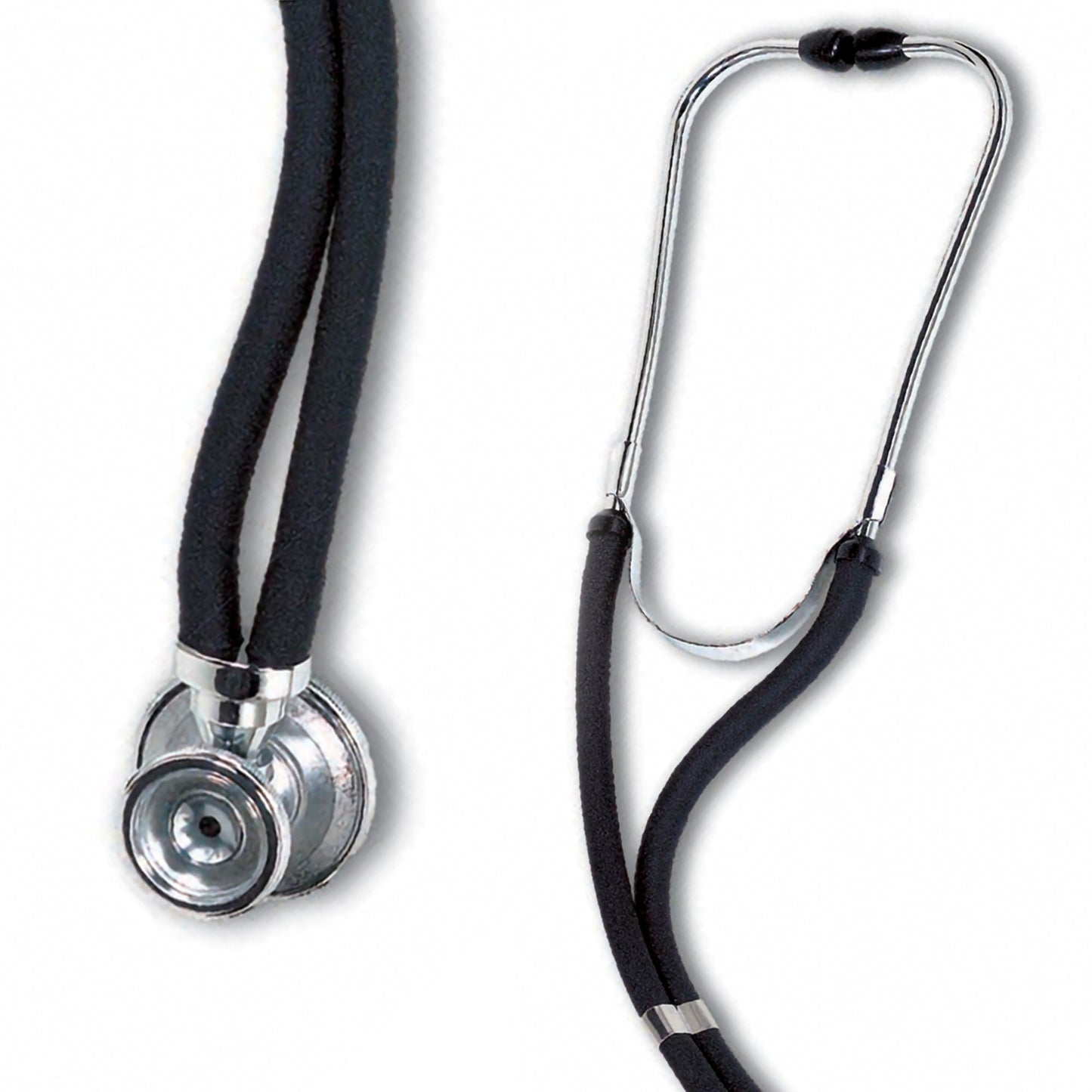 Sprague Stethoscope W.A. Baum Black 2-Tube 30 Inch